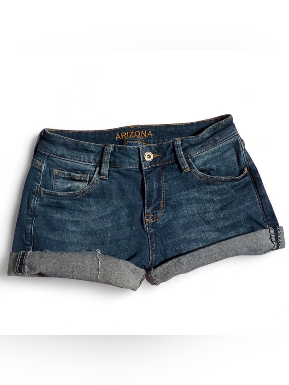 Arizona Jean Company Indigo Roll-Cuff Denim Shorts